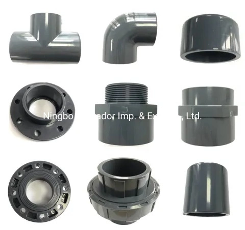 China ASTM Sch80 Plastic PVC Pn16 Pipe Fitting for Water Supply