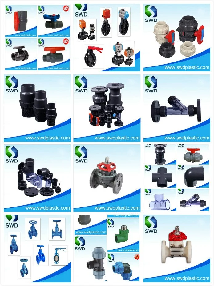 Manufacture Directly Sale Pipe Fitting UPVC 90 Degree Equal Tee