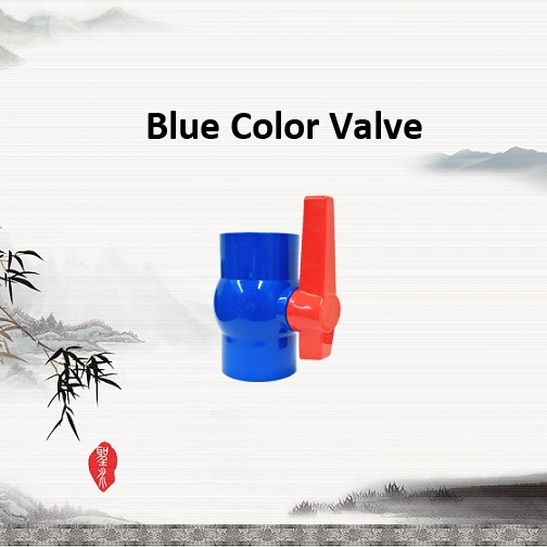 Blue Color PVC Ball Valve