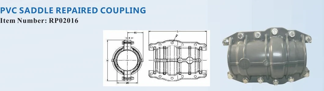 Repairing Pipe Fittings PVC Saddled Repaired Coupling