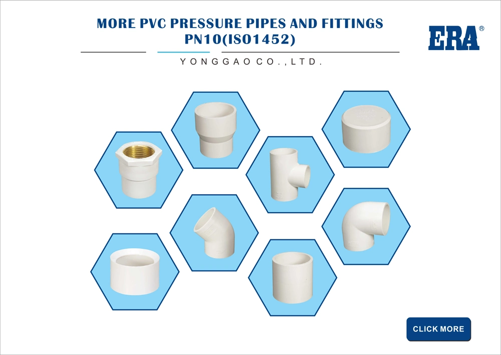 DIN Standard BS1329/BS1401 Standard UPVC Drainage Pipes for Water