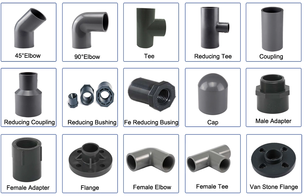 Hot Selling Sch80 PVC Pipe Fittings Made in China